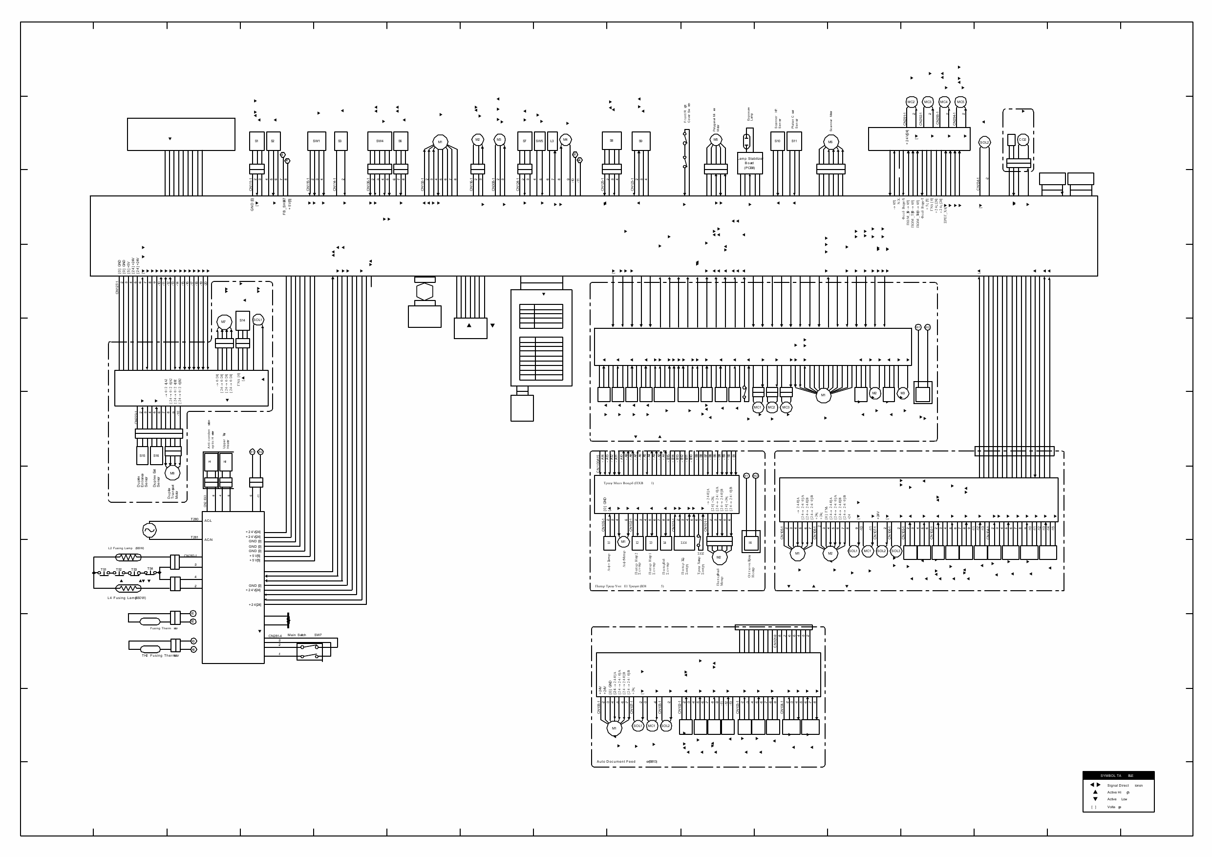 RICOH Aficio MP-1610L MP1610LD B282 B283 Circuit Diagram-1